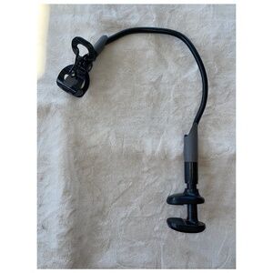 Gooseneck Phone Holder for Bed - Cell Phone Mount Clamp Clip - Black